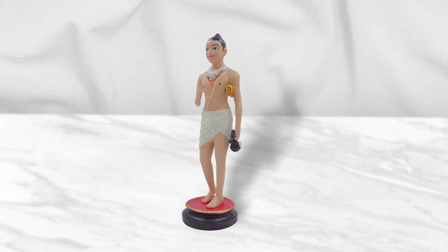 Nilkanthvarni Fiber Murti (White Dhoti - 16 Inch)