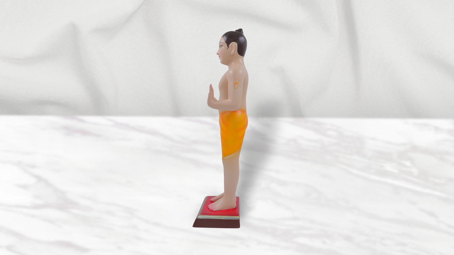 Baluda Ghanshyam Maharaj Fiber Murti (Skin Colour - 24 Inch)