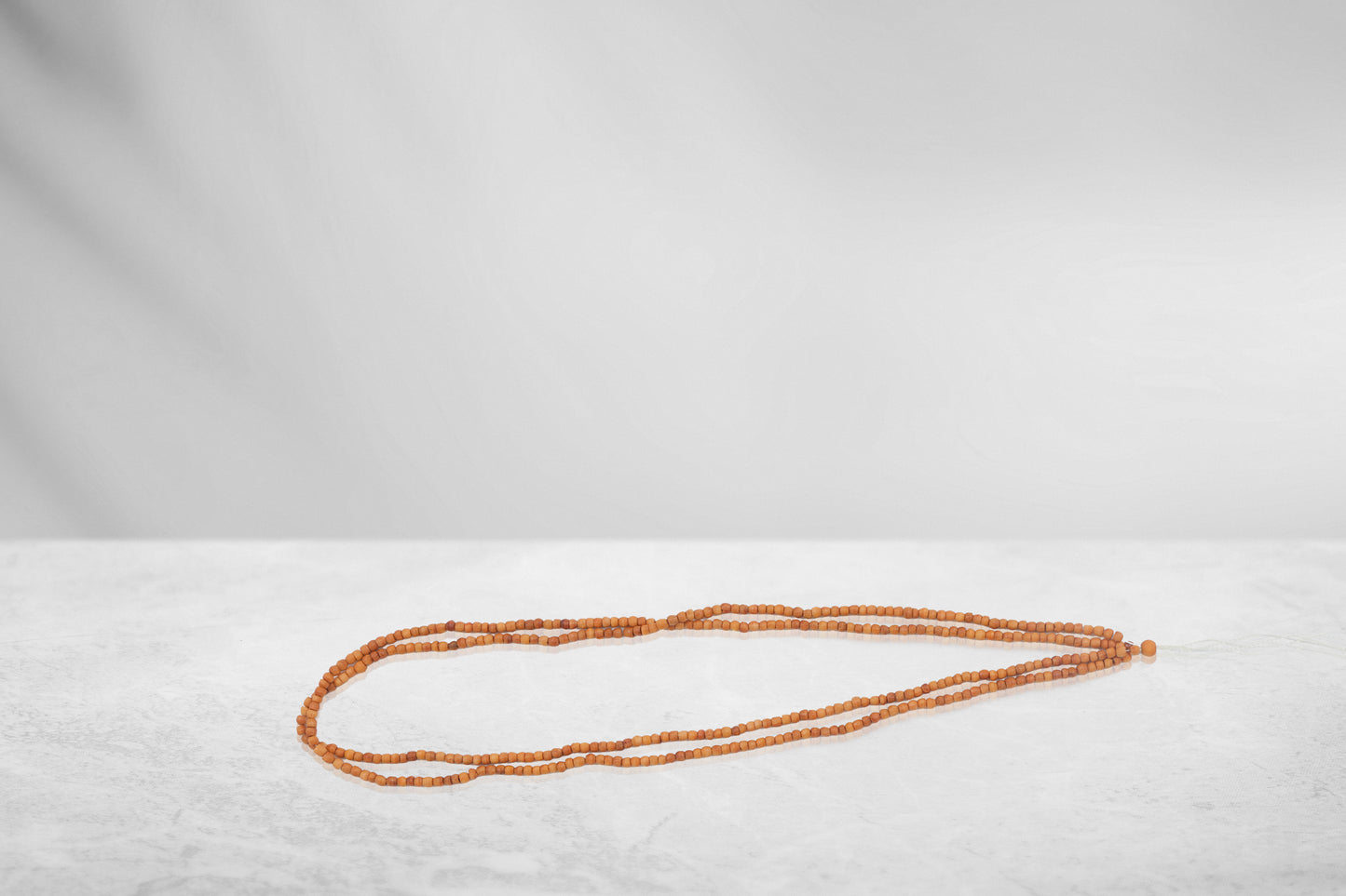 Kanthi (Sandalwood, 8 Inch, 1 mm beads)