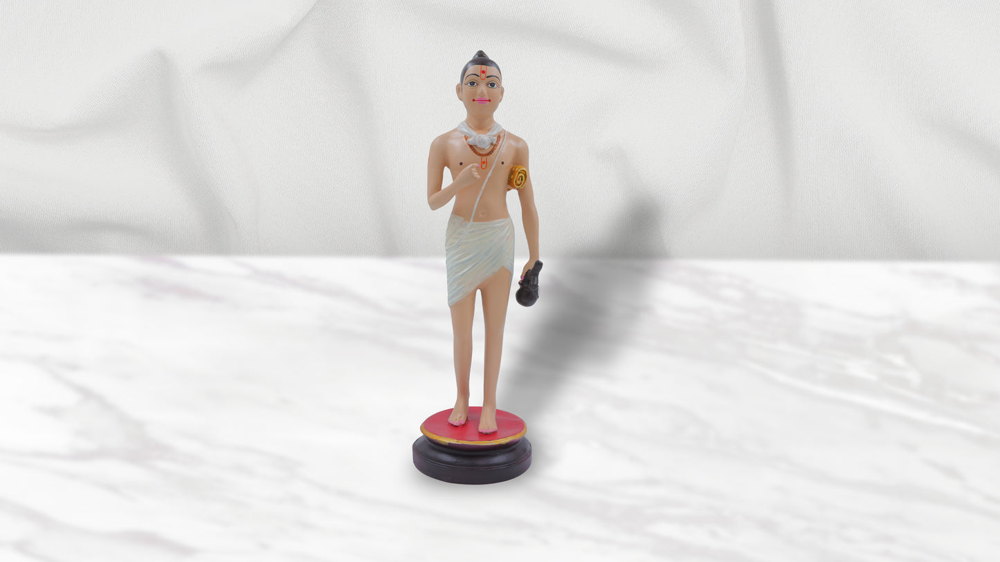 Nilkanthvarni Fiber Murti (White Dhoti - 16 Inch)