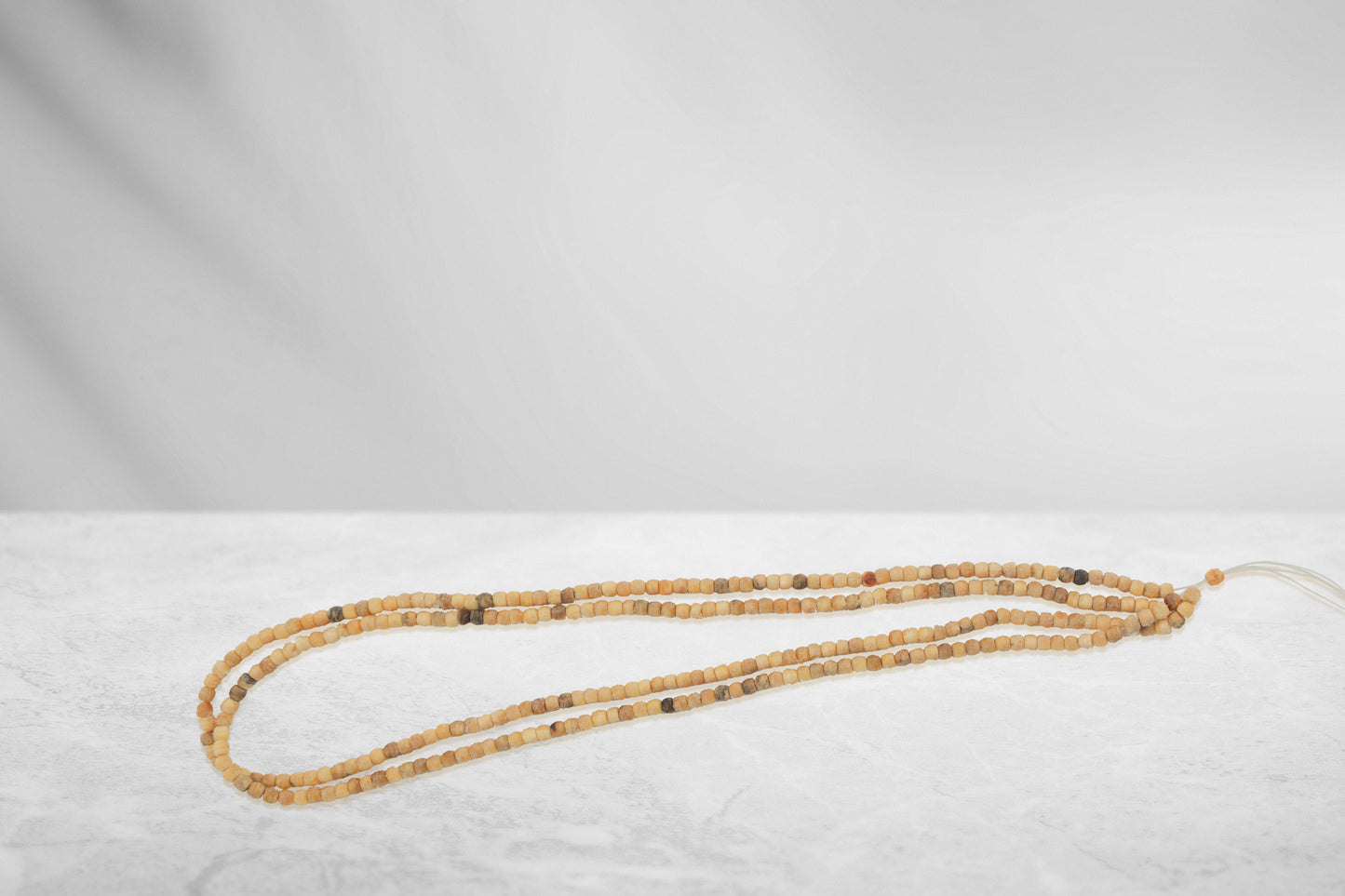 Tulshi Kanthi (White, 10 Inch, 2 mm beads)