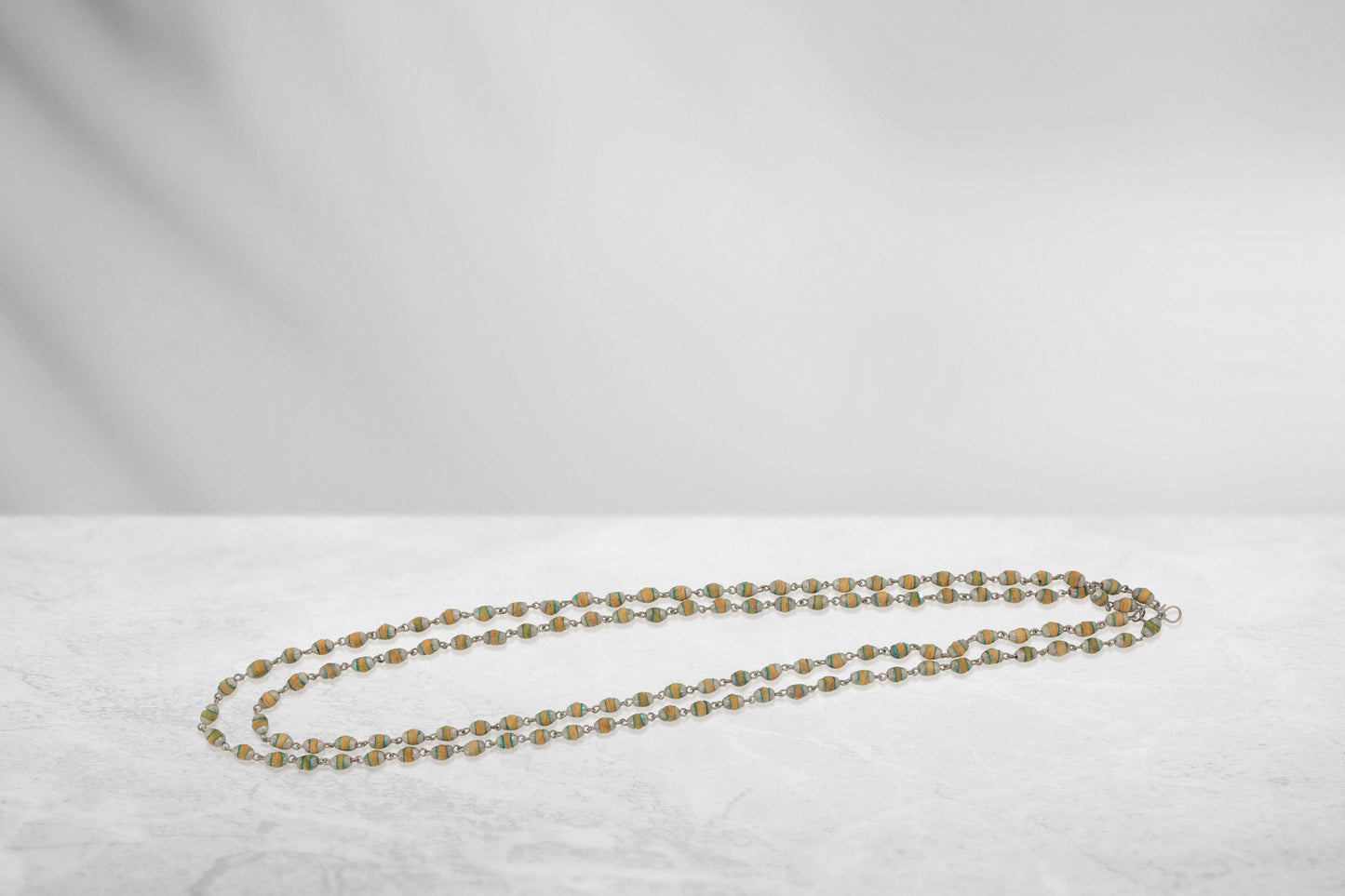 Chandi Kanthi (White, 8 Inch, 2 mm beads)