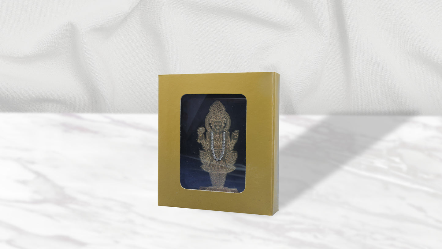 Gold Plated Harikrushna Maharaj Murti