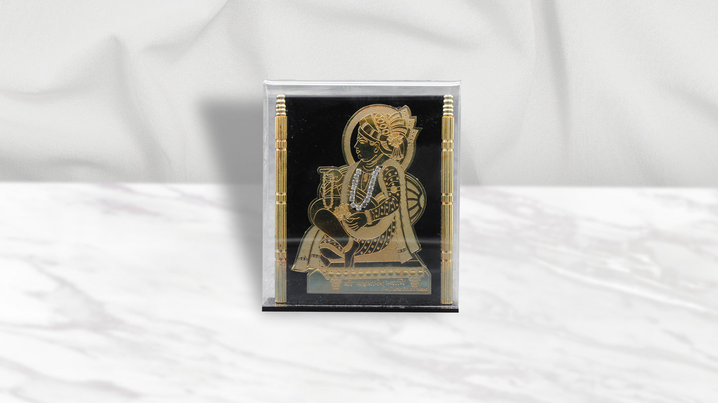 Gold Plated Swaminarayan Bhagwan Murti