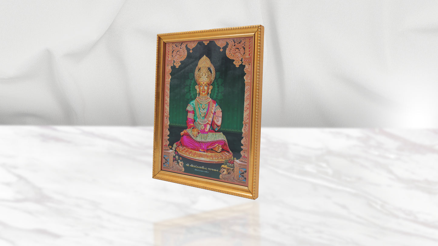 Nilkanth Prabhu Photo Frem Murti - Swaminarayan Bhagwan Photo Frem Murti (8 x 10 Inch)