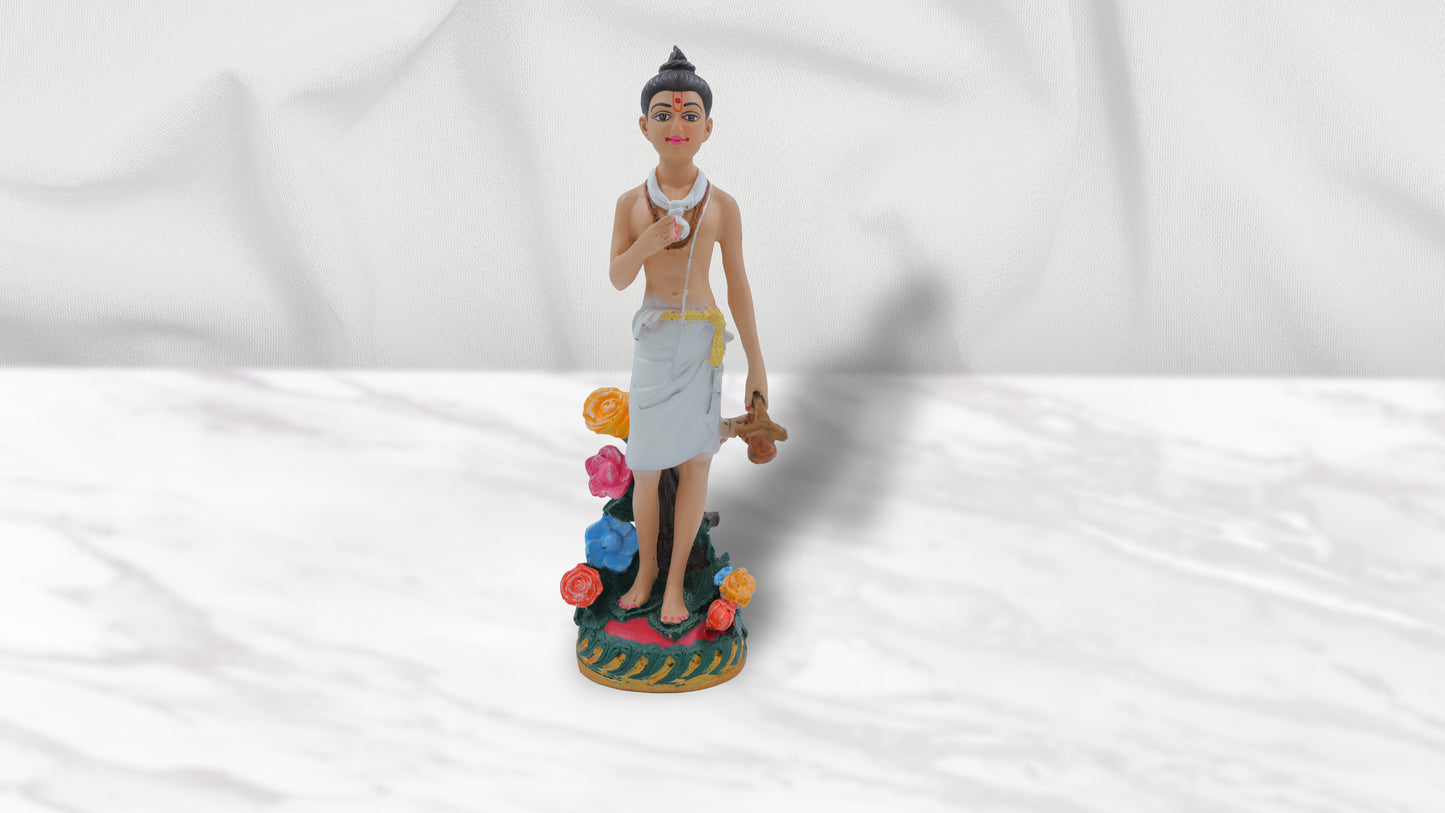 Nilkanthvarni Fiber Murti (White Dhoti - 12 Inch)