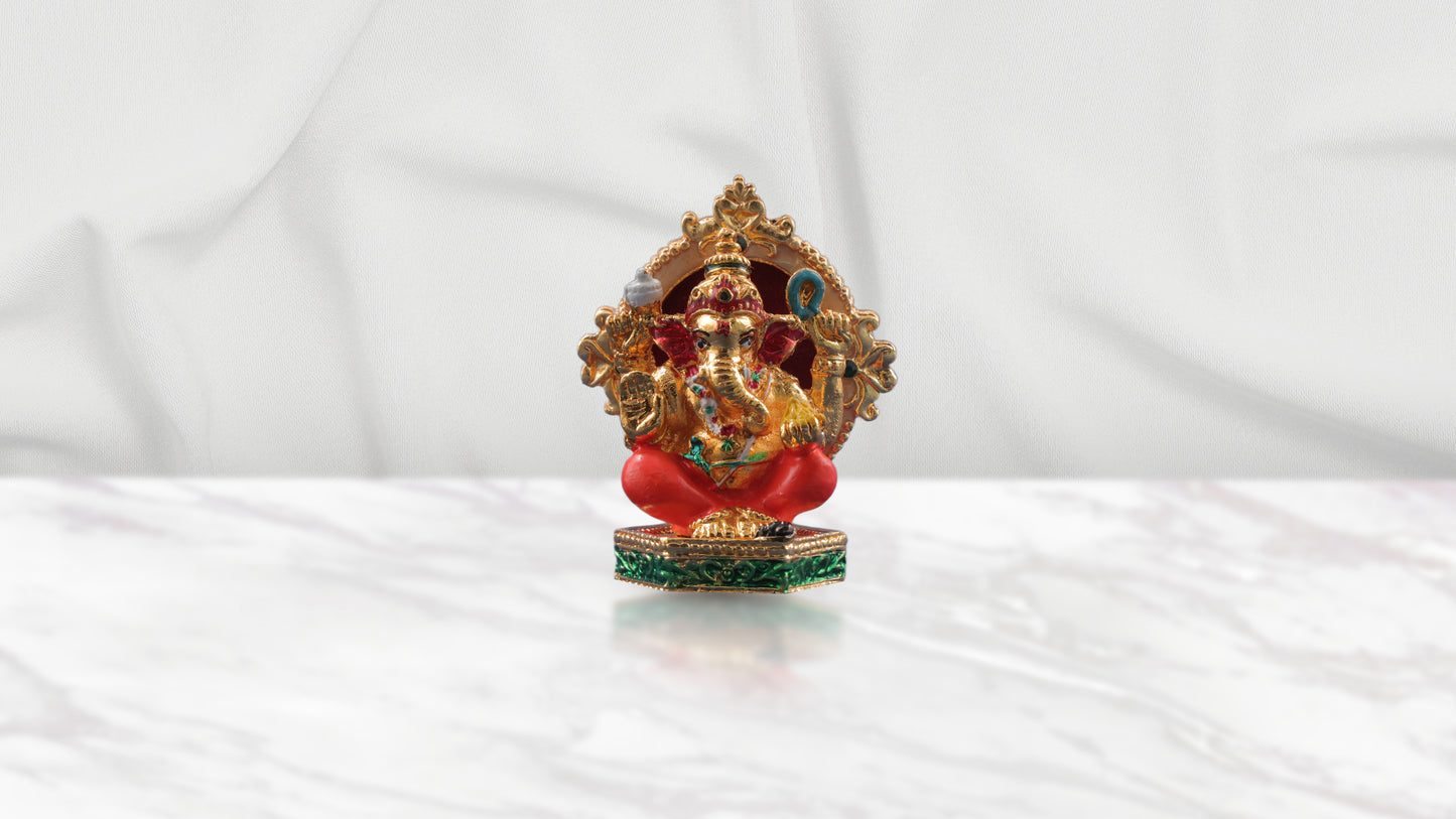Ganeshji Panchdhatu Murti - Ganpati Murti