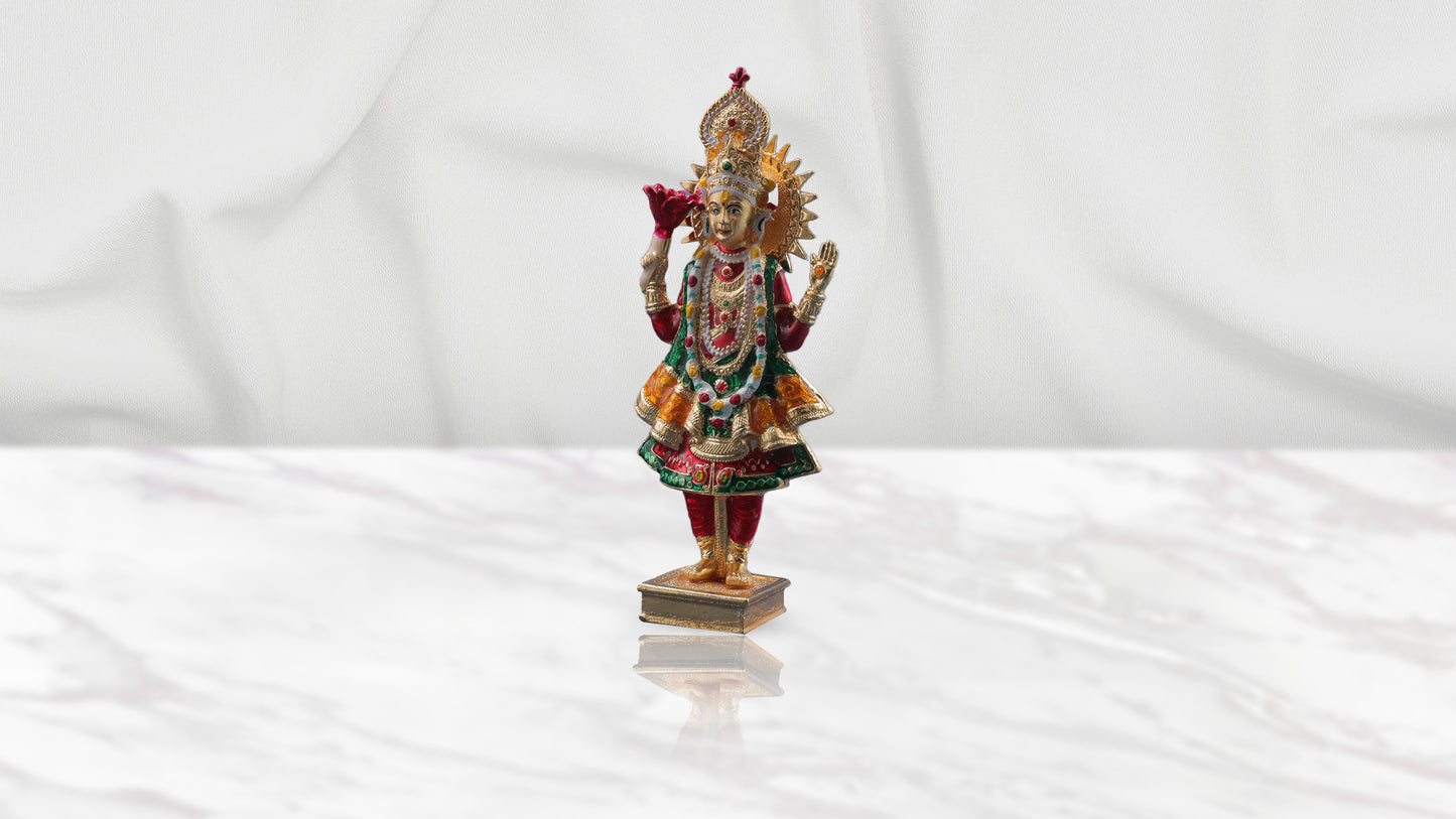 Ghanshyam Maharaj Panchdhatu Murti (3.5 Inch)