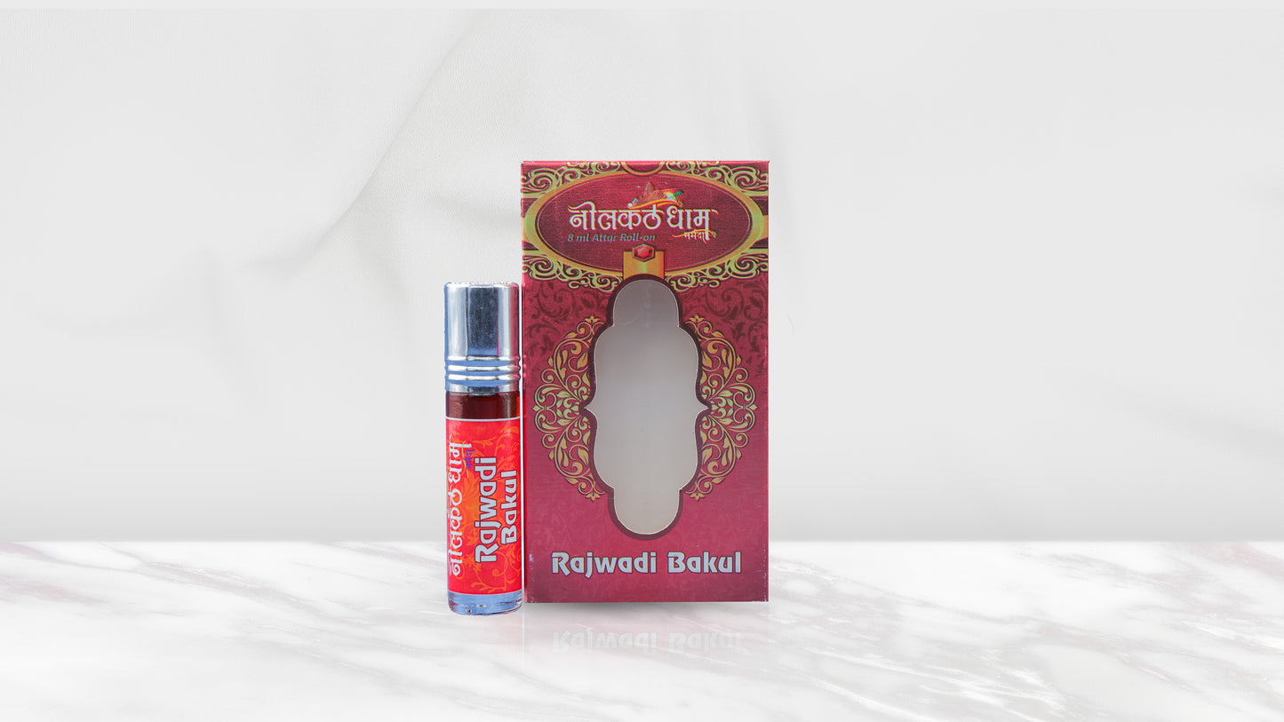 Atar - Rajwadi Bakul - 8ml