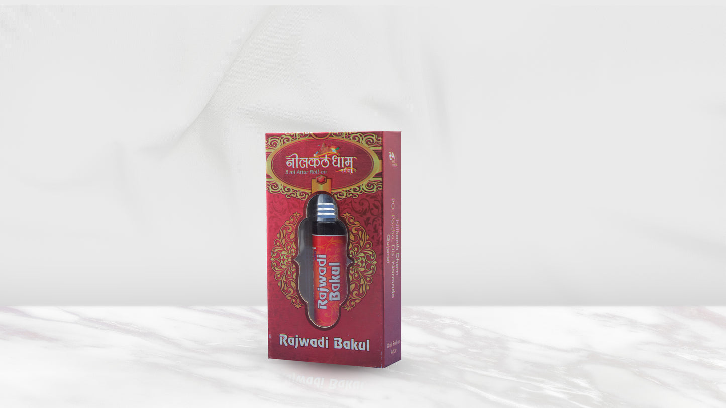 Atar - Rajwadi Bakul - 8ml
