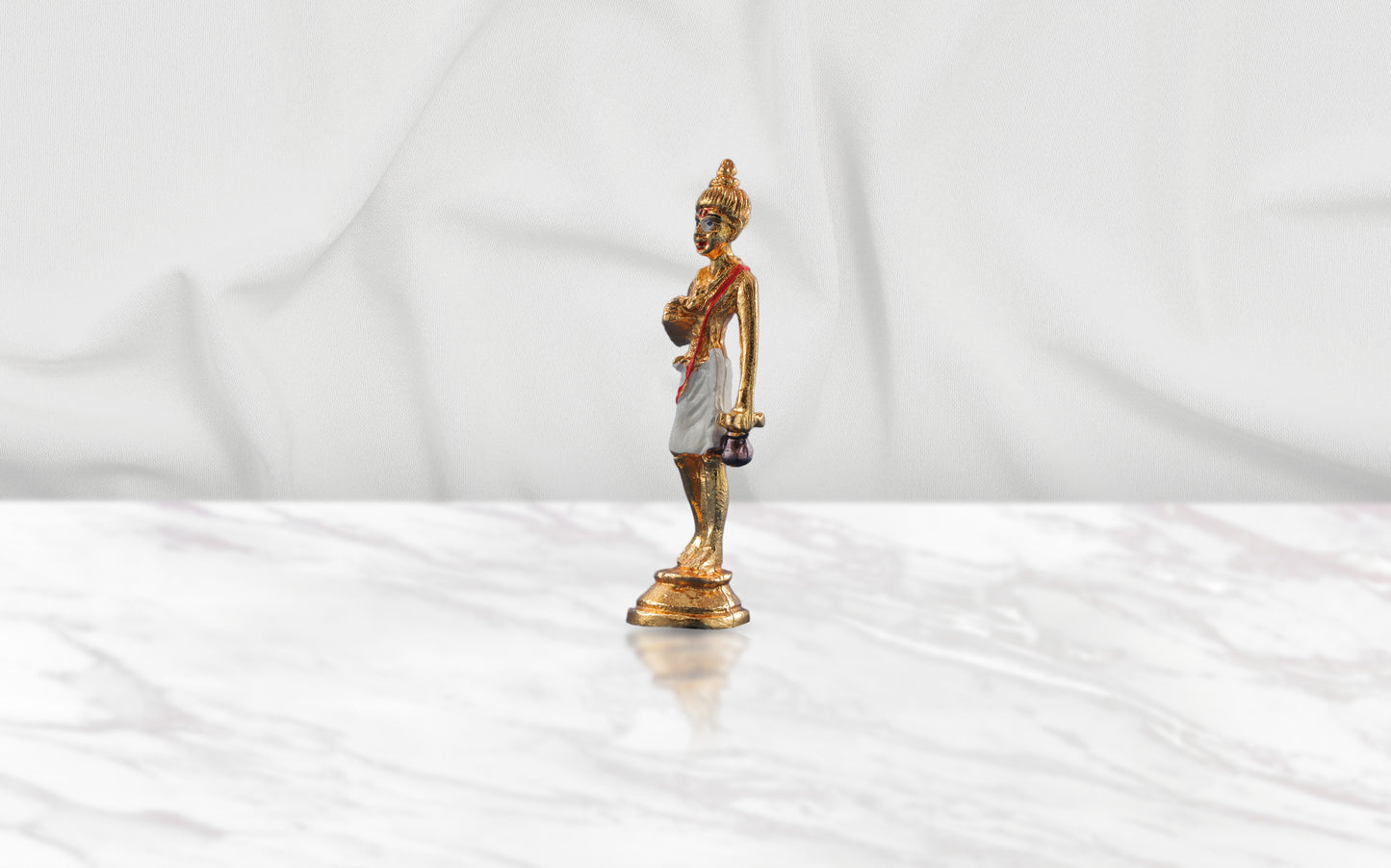 Nilkanthvarni Panchdhatu Murti (3.5 Inch)
