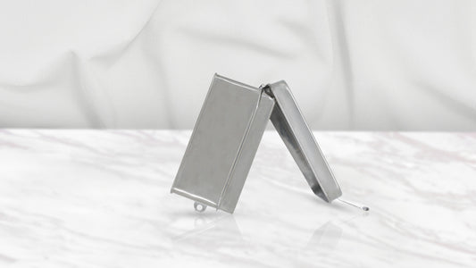 Blank Pooja Peti - Stainless Steel Material