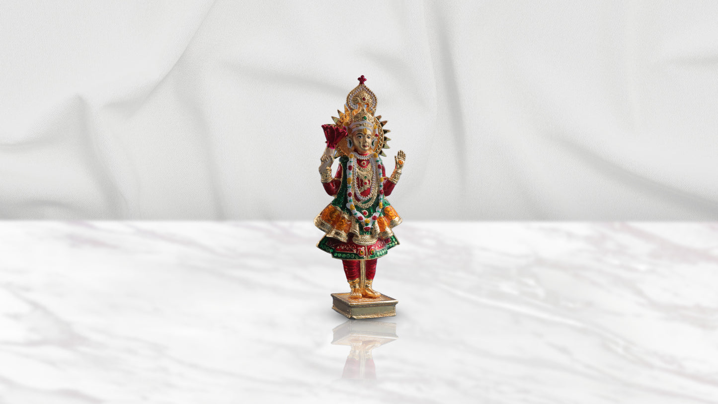 Ghanshyam Maharaj Panchdhatu Murti (7 Inch)