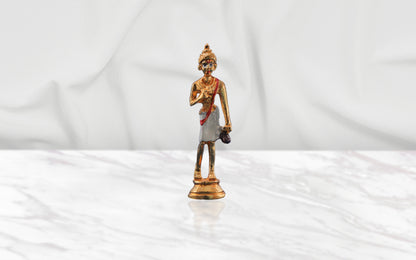 Nilkanthvarni Panchdhatu Murti (3.5 Inch)